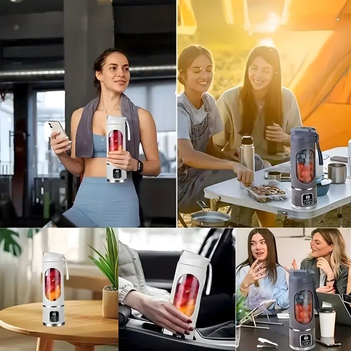 Blender Mikser Przenośny Bezprzewodowy Kielichowy USB Turystyczny 450