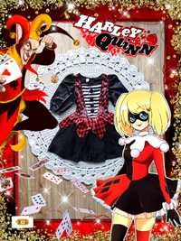 Kostium przebranie Harley Quinn joker halloween 146 152