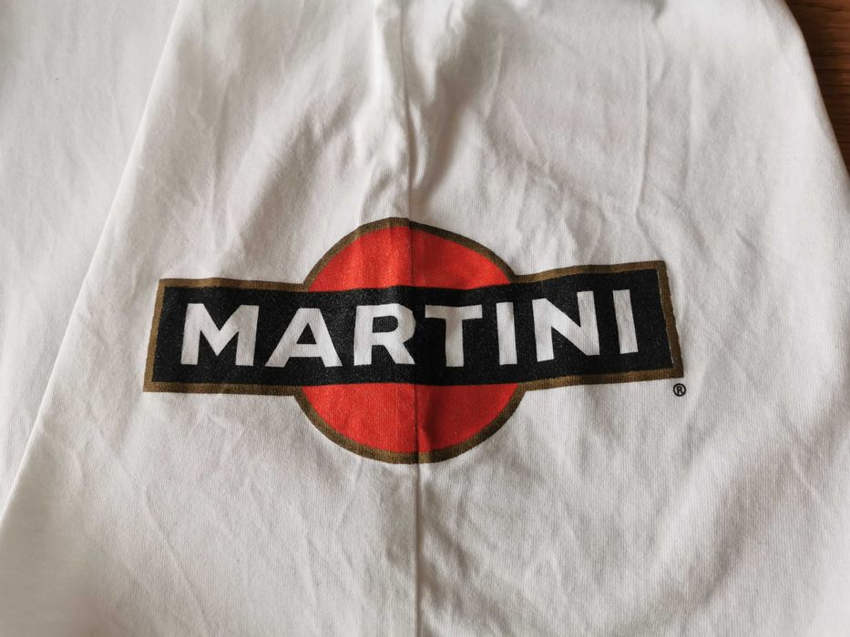oryginalna biała koszulka polo Martini r. M