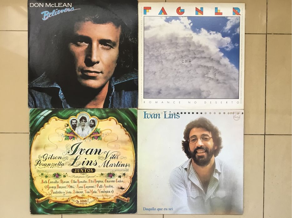 Discos de vinil Don McLean, Ivan Lins ,Fagner
