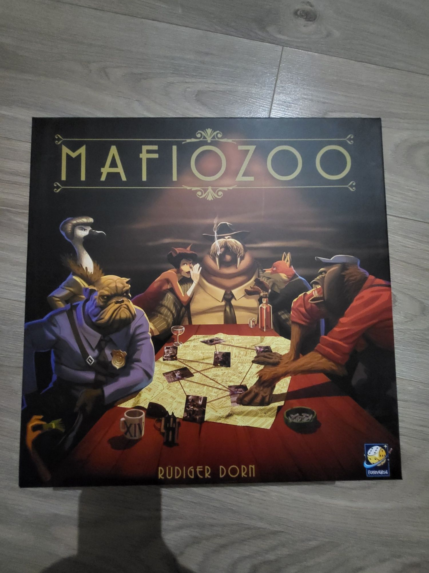 Gra planszowa mafiozoo gra towarzyska imprezowa