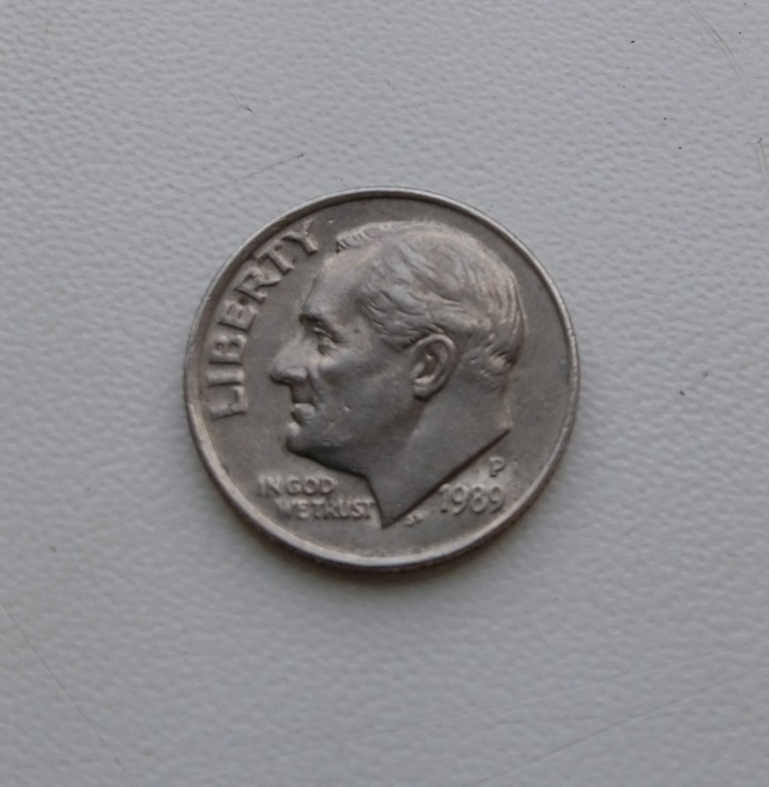 Монета One dime 1989 р liberty