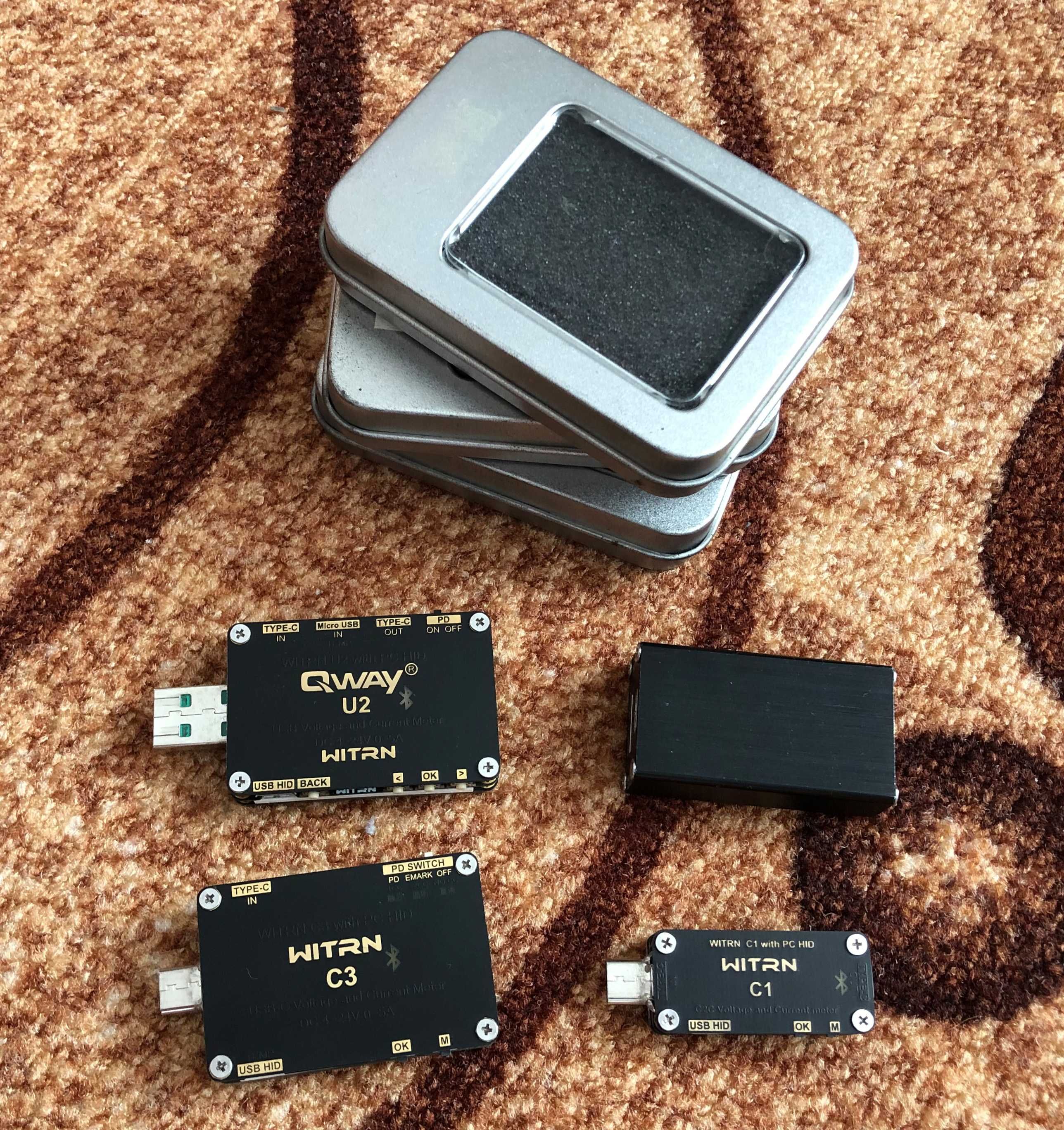 тестер usb A/C witrn C1 U2 C3 3-30v Juwei J7-i (j/k) YZXSTUDIO ZY1278