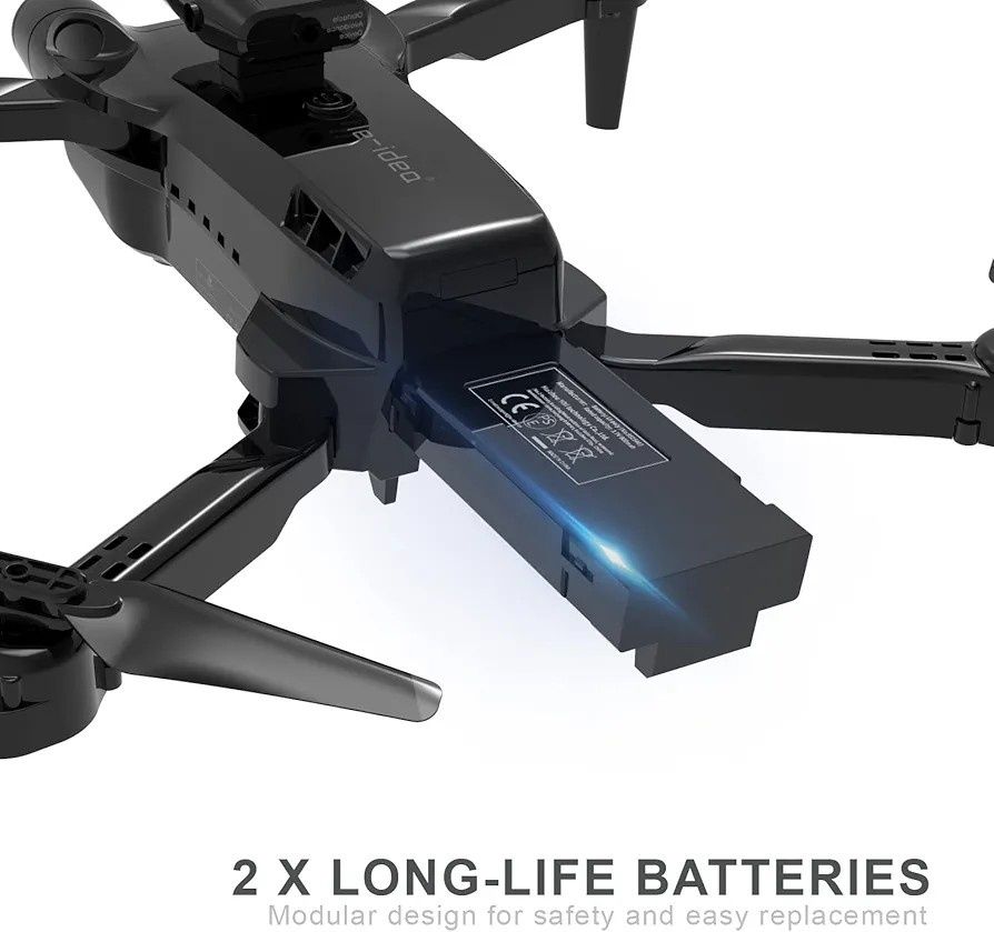 Mini Drones z kamerą 1080P HD dla dorosłych i początkuj, składany FPV