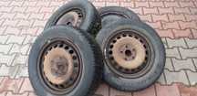 Koło Felga stalowa 15'' cali 5x112 opona 195/65 Vw Seat Audi Fulda