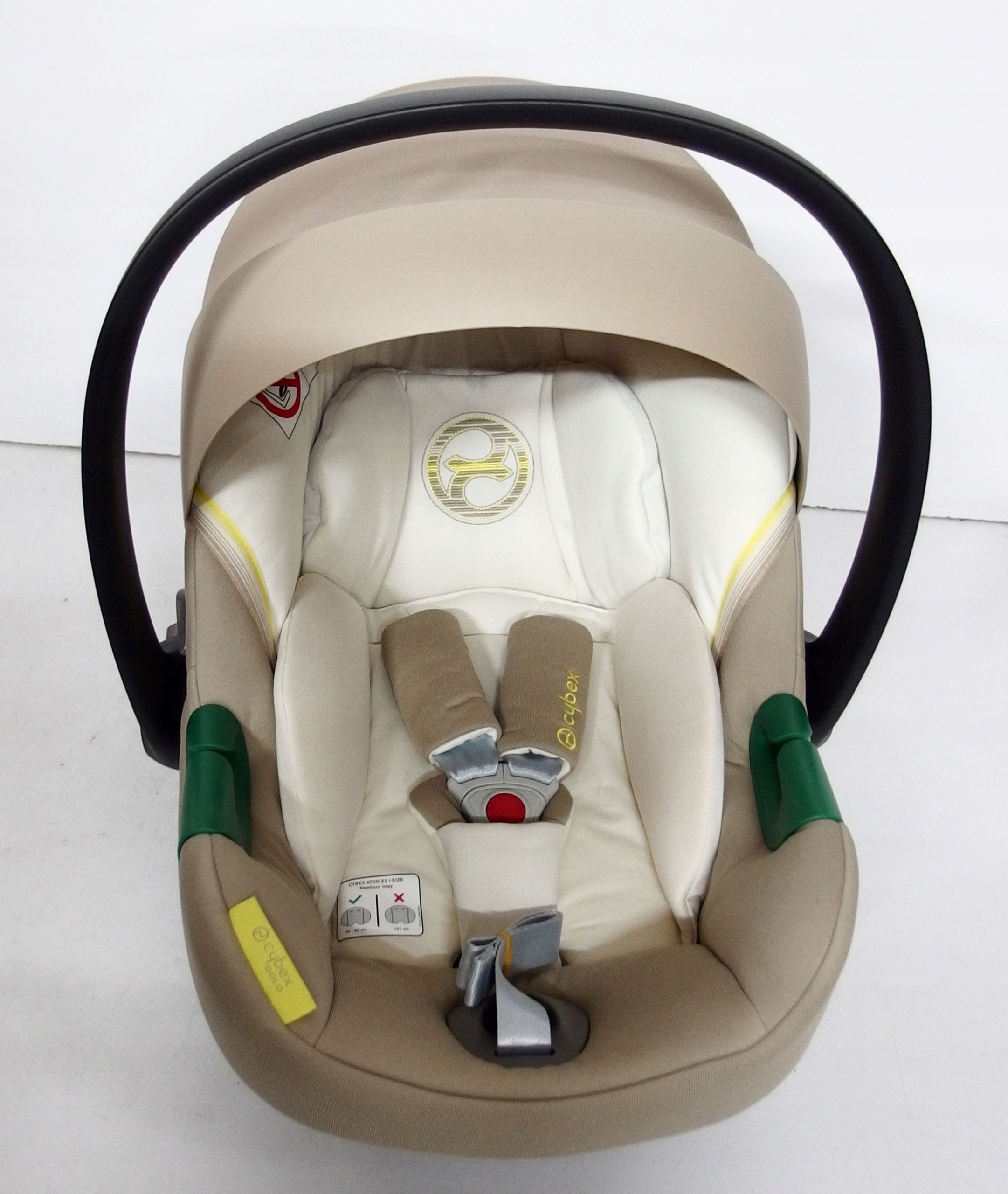 cybex aton s2 i-size fotelik 0-13 kg seashell beige