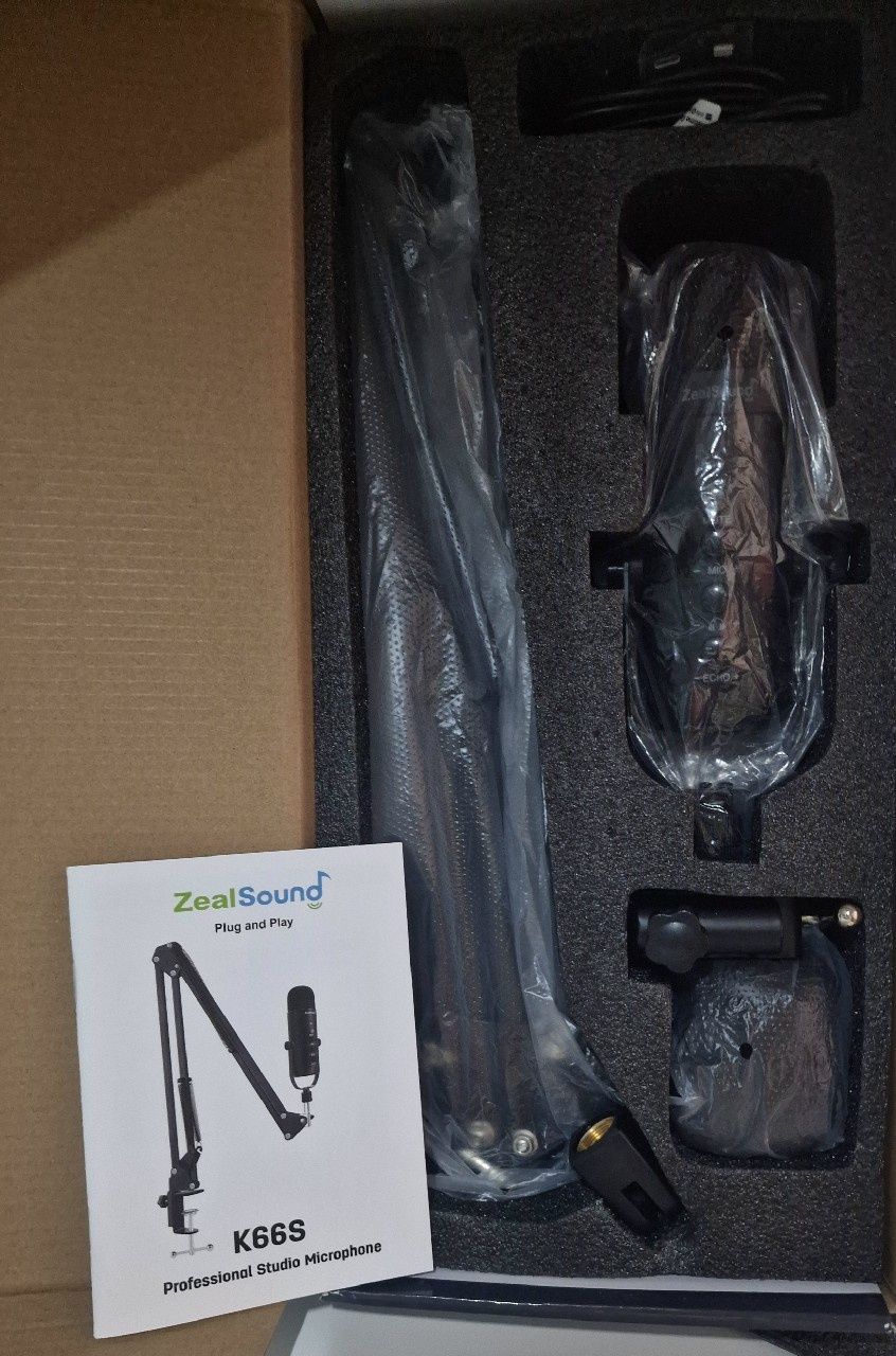 ZealSound K66s mikrofon pojemnościowy + statyw