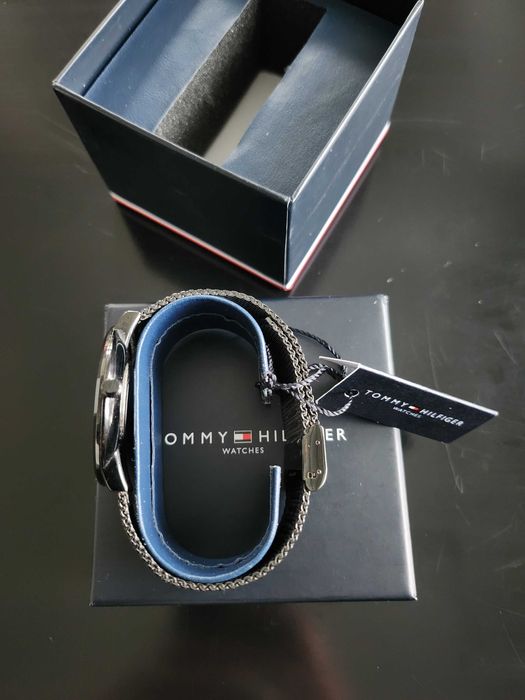 Zegarek Tommy Hilfiger Quartz Accelerator TH Czarny SS Mesh Bracelet