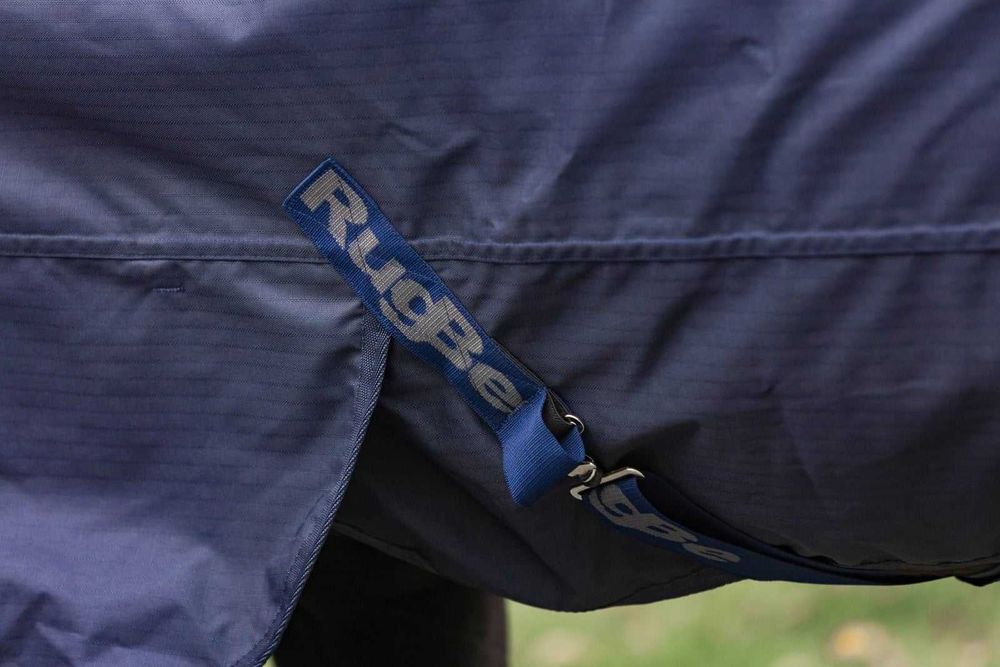 Derka przeciwdeszczowa dla konia RugBe HighNeck, granatowy, Covalliero