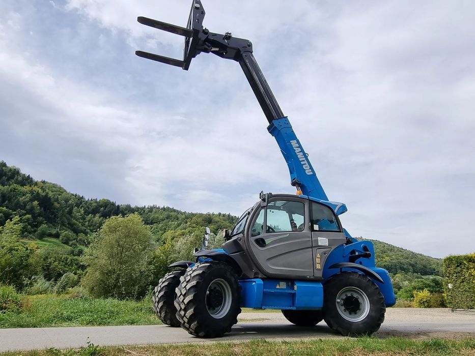 Manitou MHT 790 Ładowarka Teleskopowa UDZWIG 9 TON! Przebie 2800 MTG jak Nowa z SALONU 2016rok z Norwegii  widły i maszt NOWY!!  Klima Szerokie nowe widły zero luzów wycieków Serwisy DEKRA ORYGINAŁ