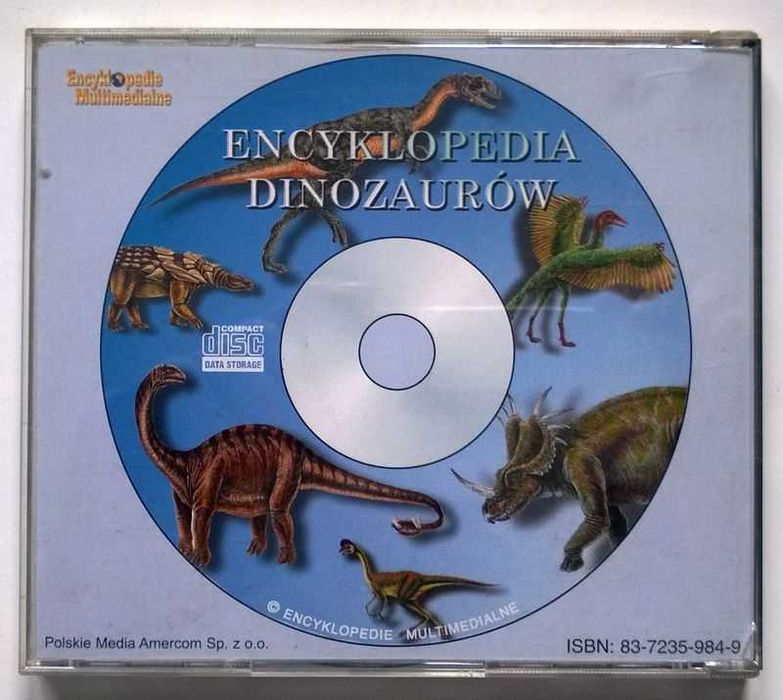 CD Multimedialna Encyklopedia Dinozaurów PL PC WARTO