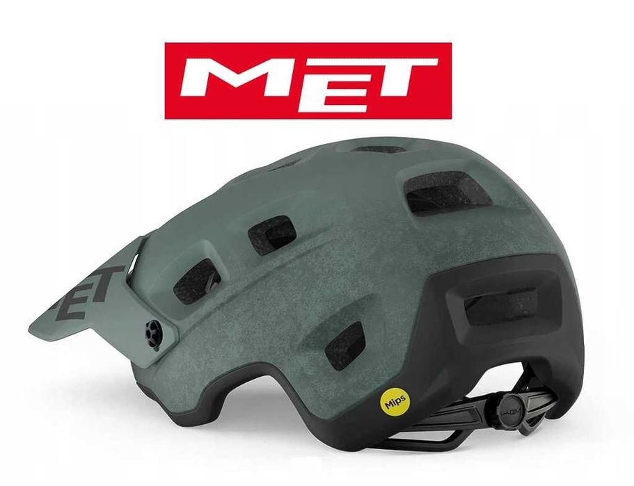 -52% NOWY kask MET Terranova MIPS Green rozmiar S 52-56cm rowerowy FV
