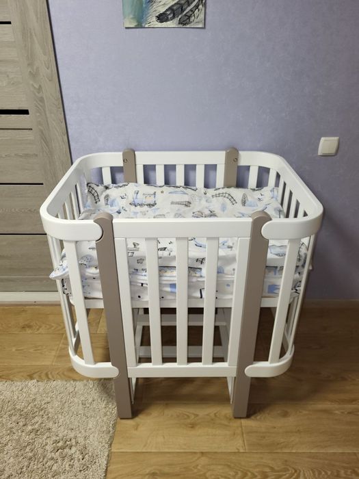 Дитяче ліжко верес монако 2 в 1 мокко