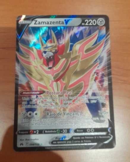 Carta de pokémon-zamazenta V