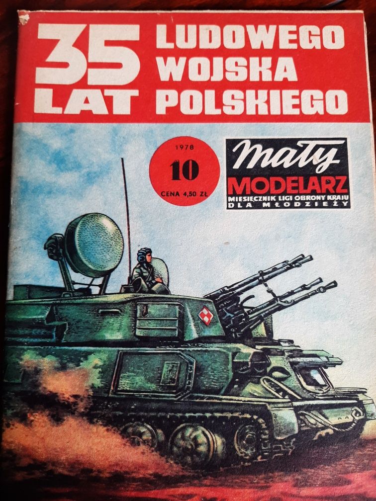 Mały Modelarz 10/1978 Samobieżne Działo ZSU-23x4