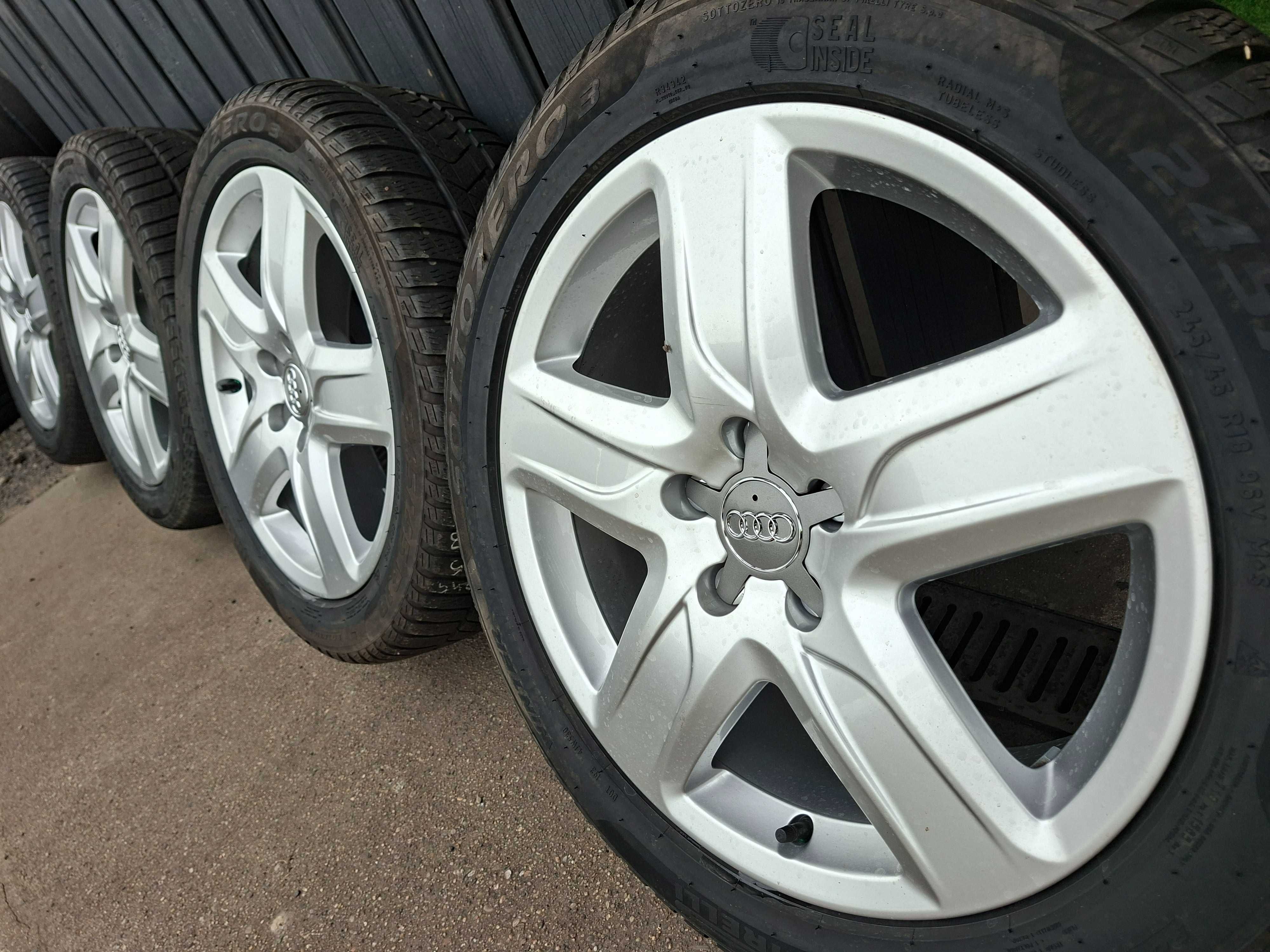 [K46] Koła ZIMOWE,ALUFELGI 18'' 5x112 ORYGINAŁ AUDI A6 C7+245/45