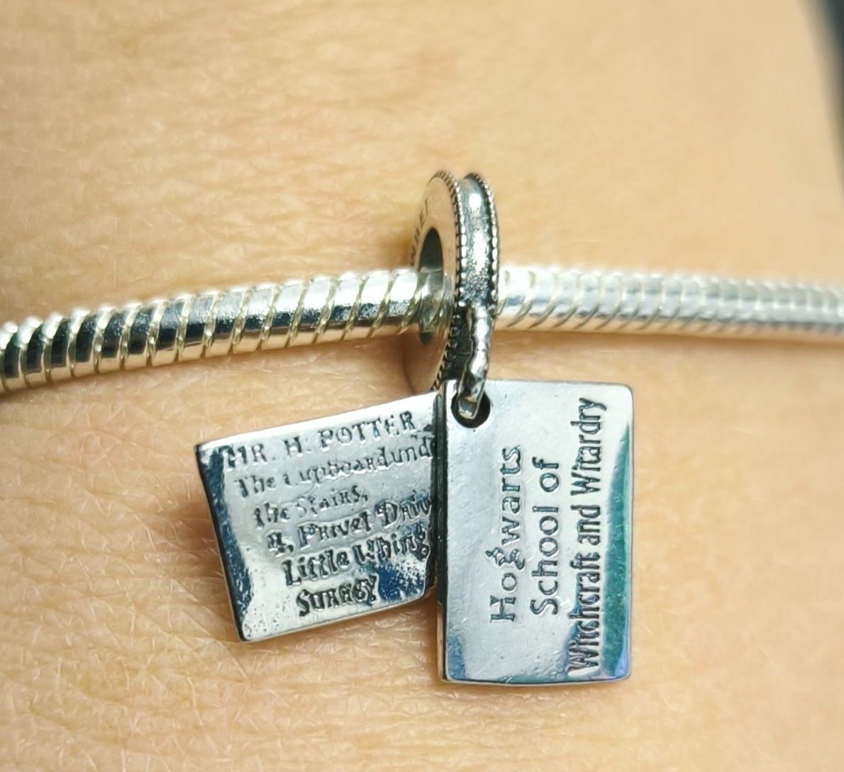 Charm Zawieszka do bransoletki List z Hogwartu Harry'ego Pottera 925
