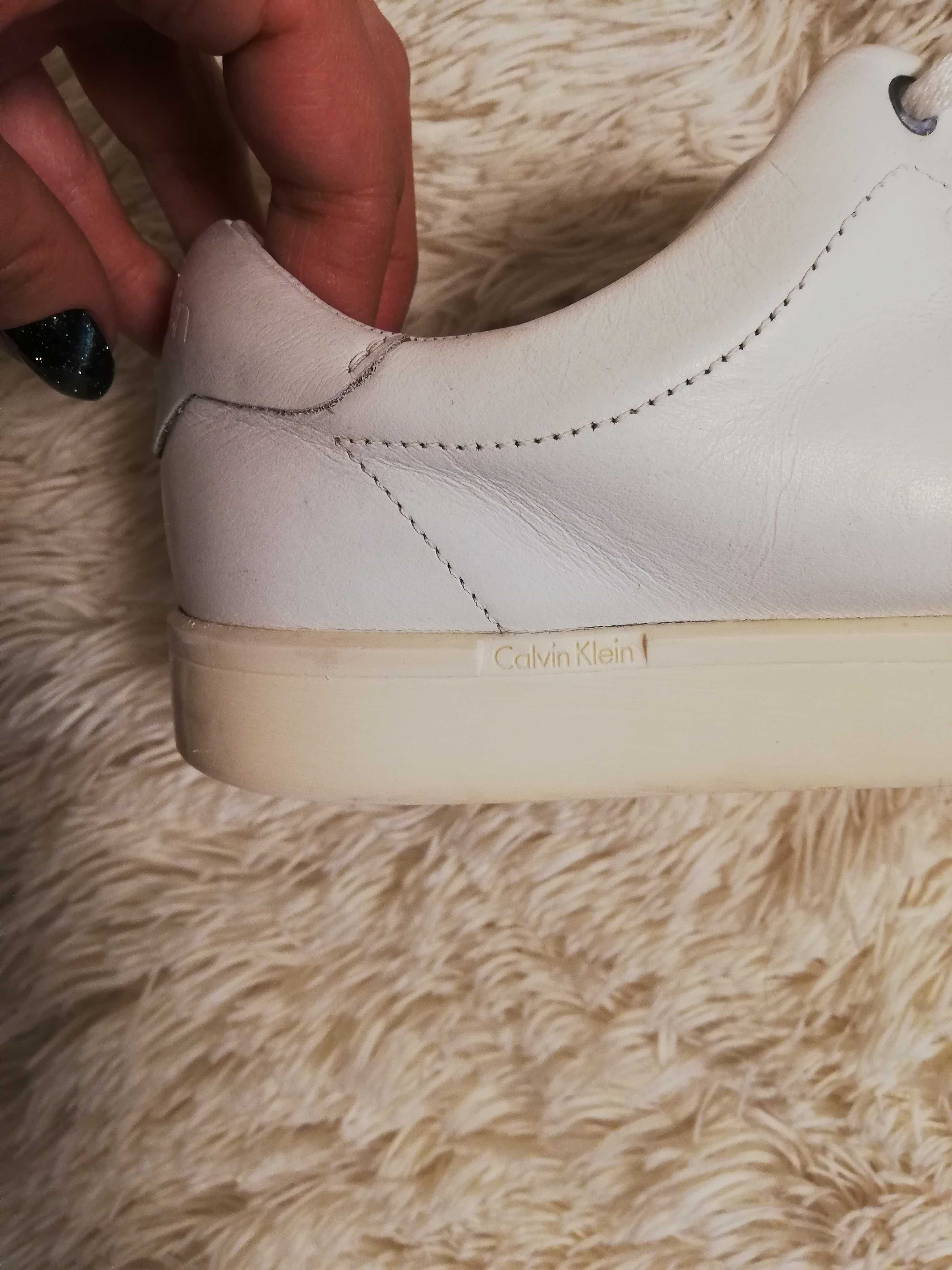 buty calvin klein 36 białe sneakersy 36 calvin klein