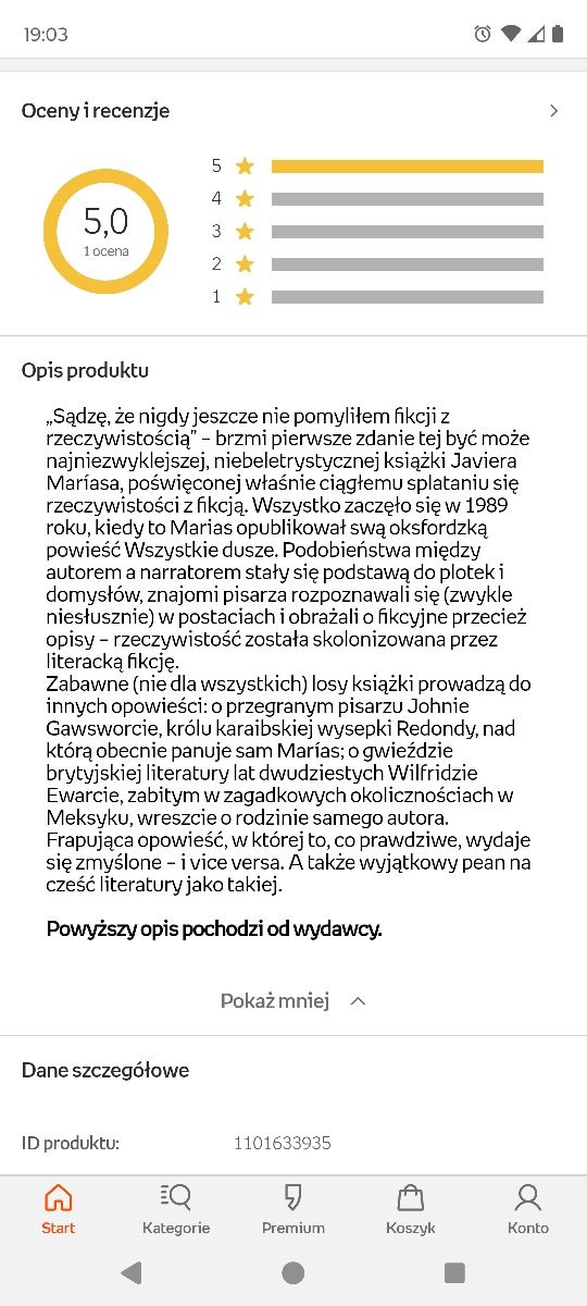 Czarne plecy czasu - Javier Marias.
