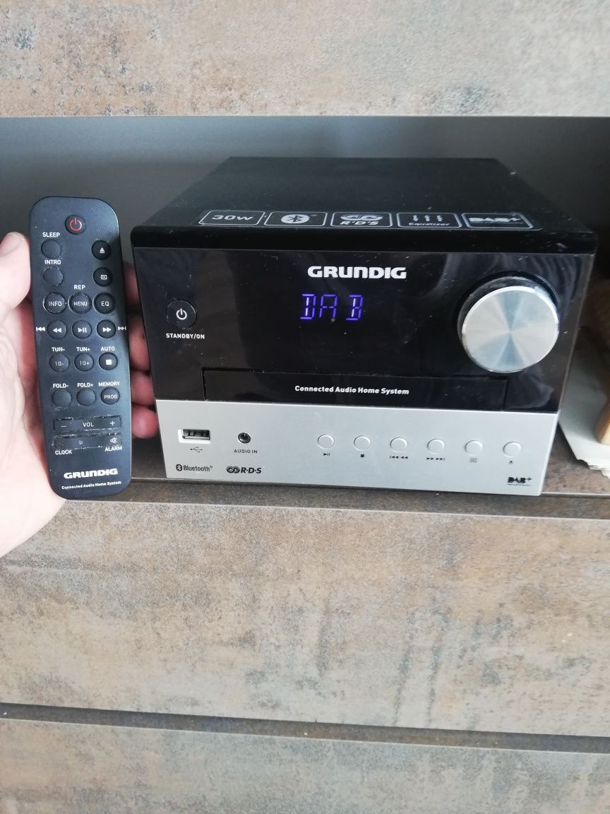 Odtwarzacz multimedialny Dab+, Bluetooth, pilot