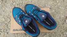 Buty trekingowe Salomon r.44 męskie niebieskie CUSTER GTX