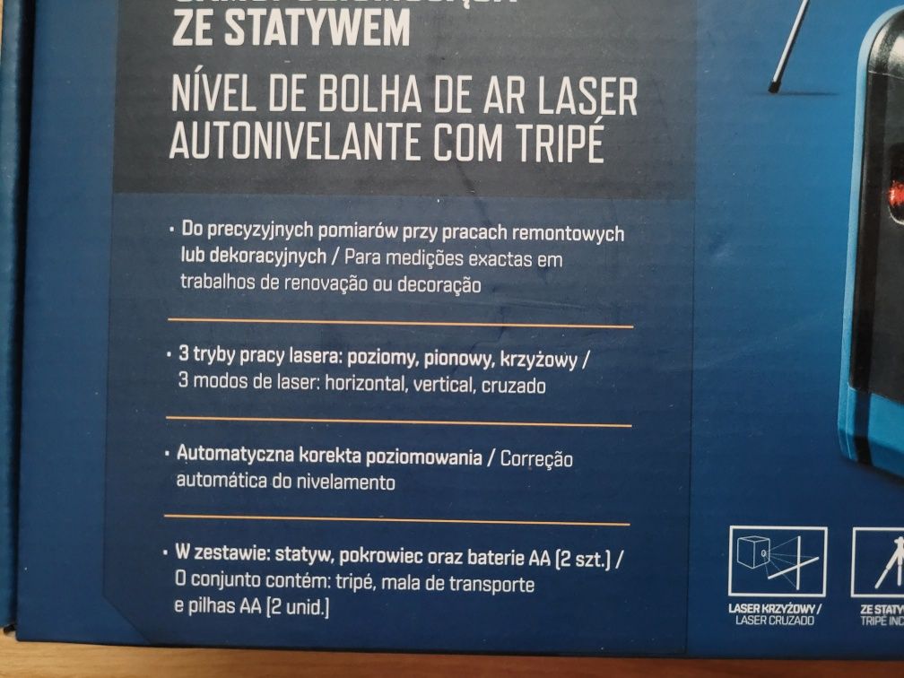 (NOWA) NITEO Poziomica laserowa samopoziom.