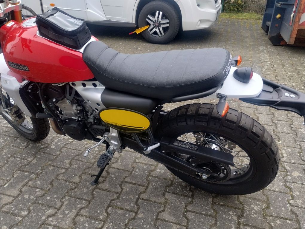 FANTIC CABALLERO Scrambler 500 836km Jak Nowy Bezwypadkowy Salon DE