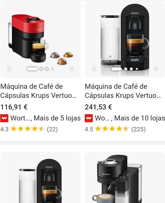 NOVA - Máquina Café Nespresso Vertuo pop Krups