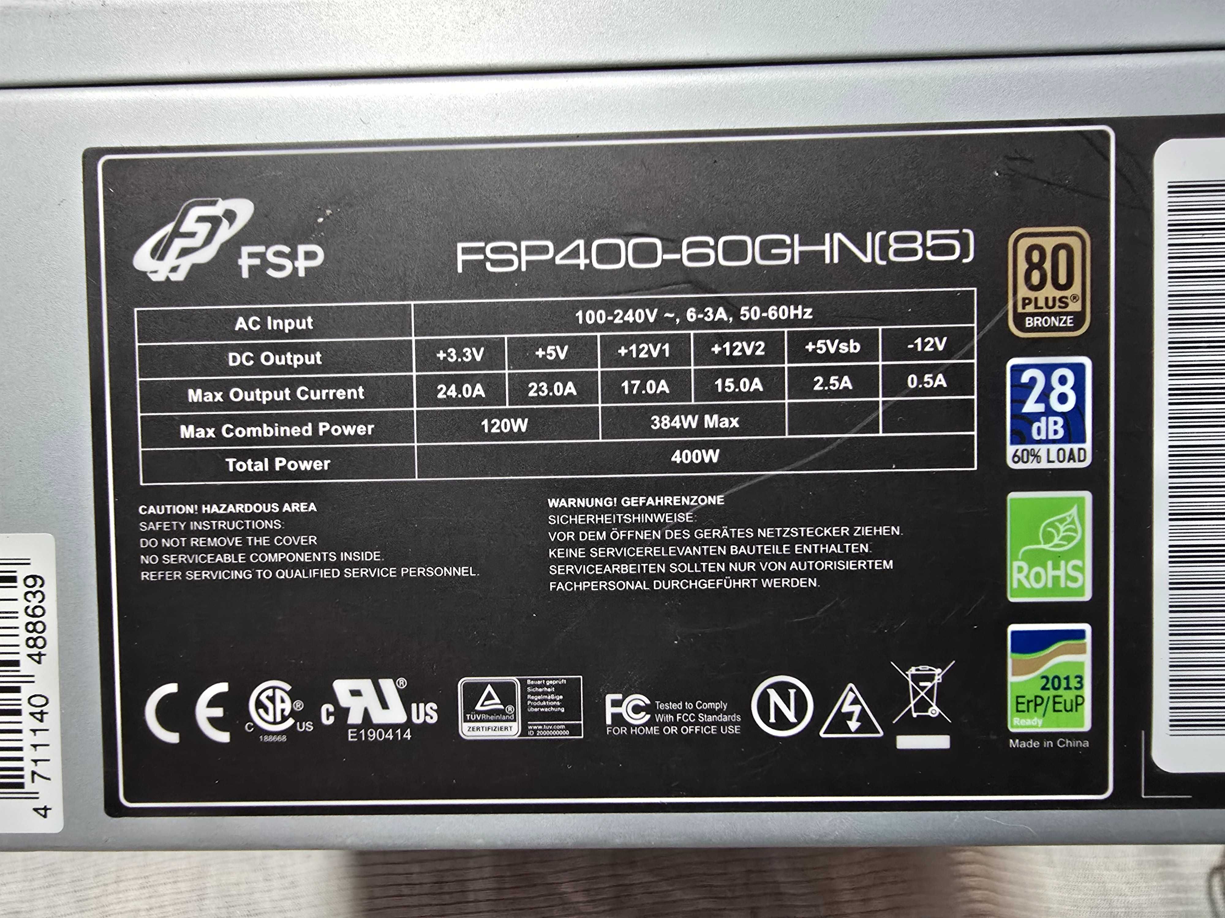 Fonte de Alimentação Computador