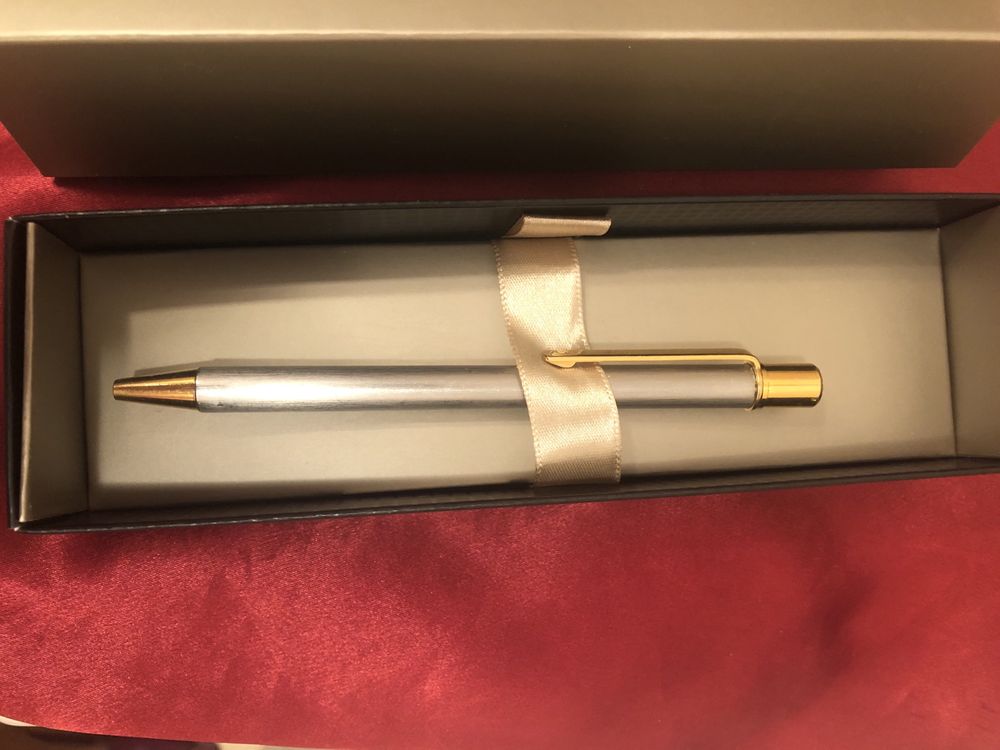 Srebrno-złoty długopis Cartier w super cenie!