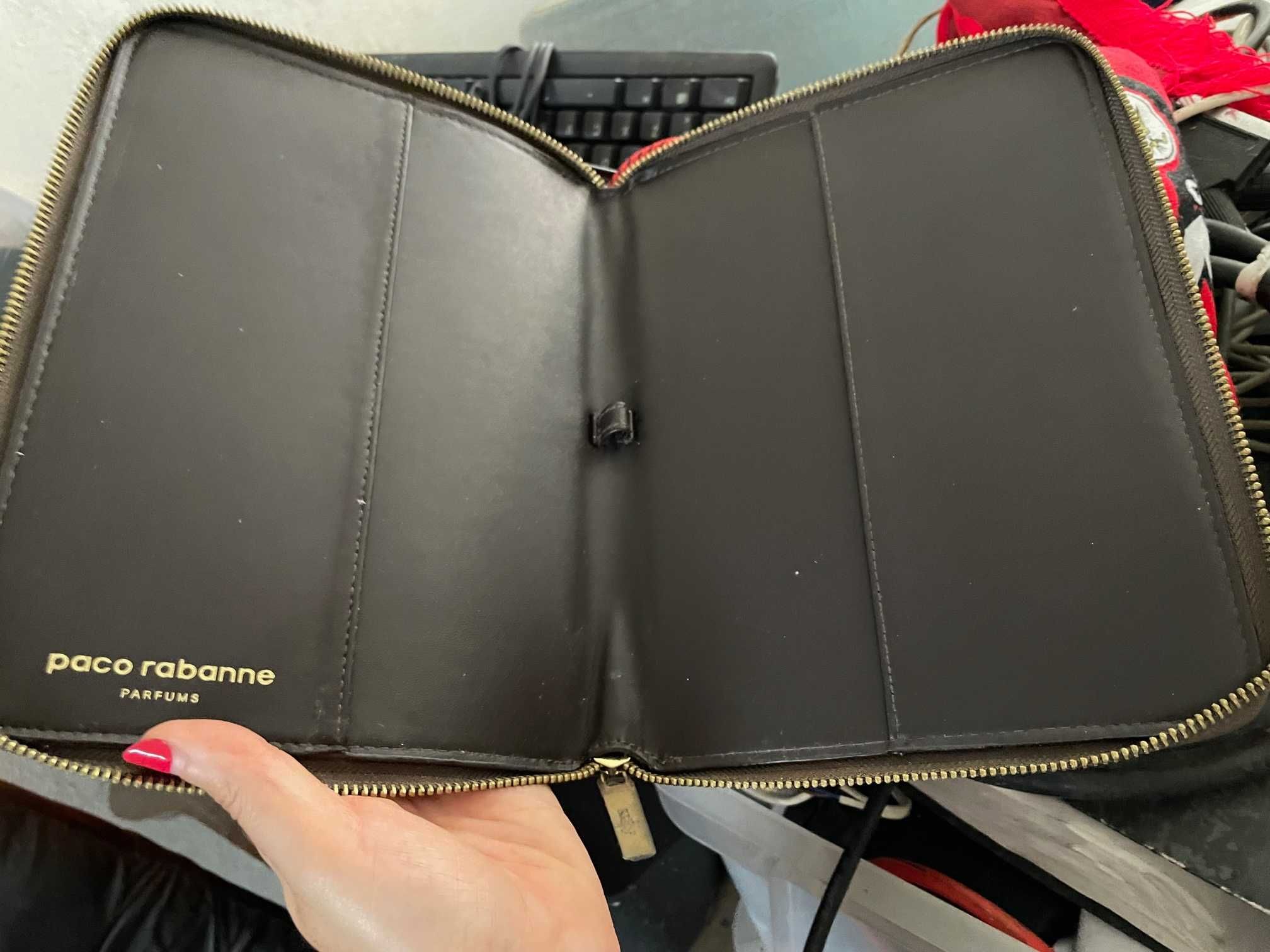 bolsa paco rabbane beje