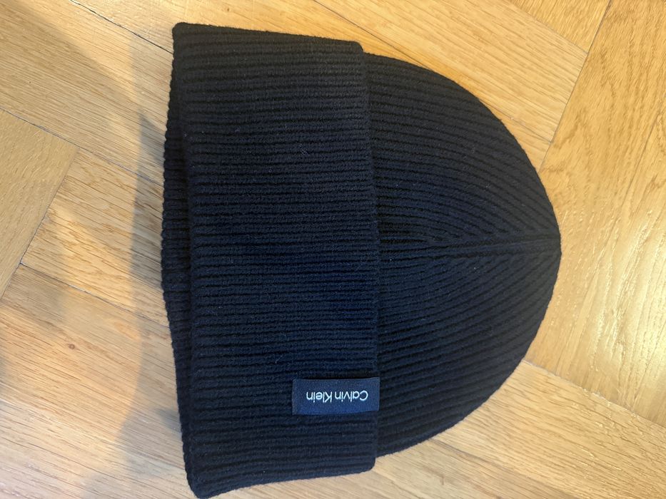 Czapka Calvin Klein – nowa, czarna beanie