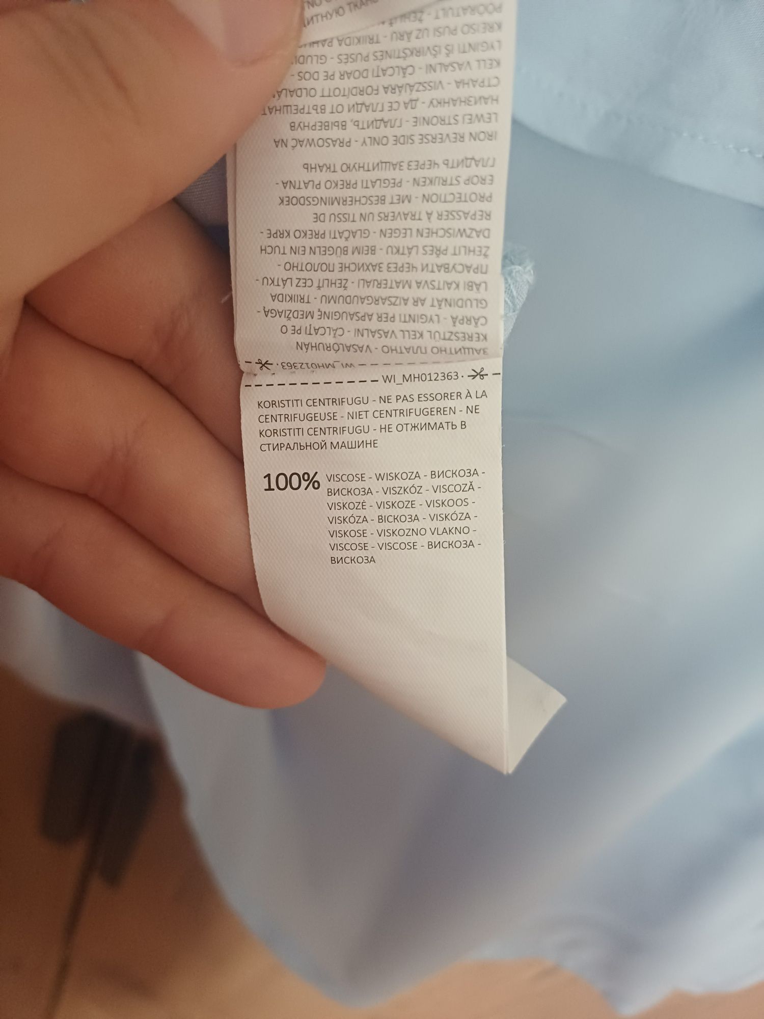Bluzka jasnoniebieska hiszpanka letnia mohito