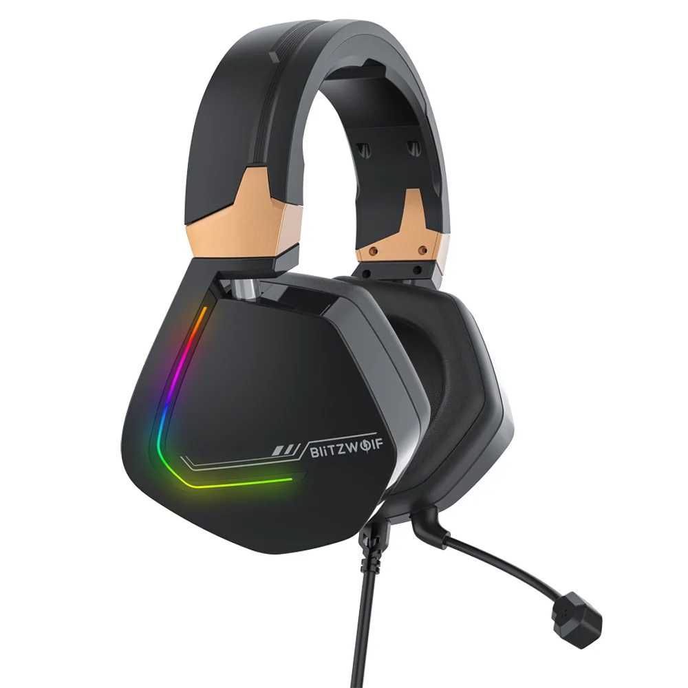 Auscultadores RGB com micro removivel BlitzWolf 7.1 virtual sound NOVO