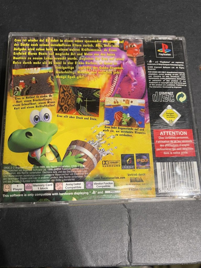 Croc 2 psx play station 1