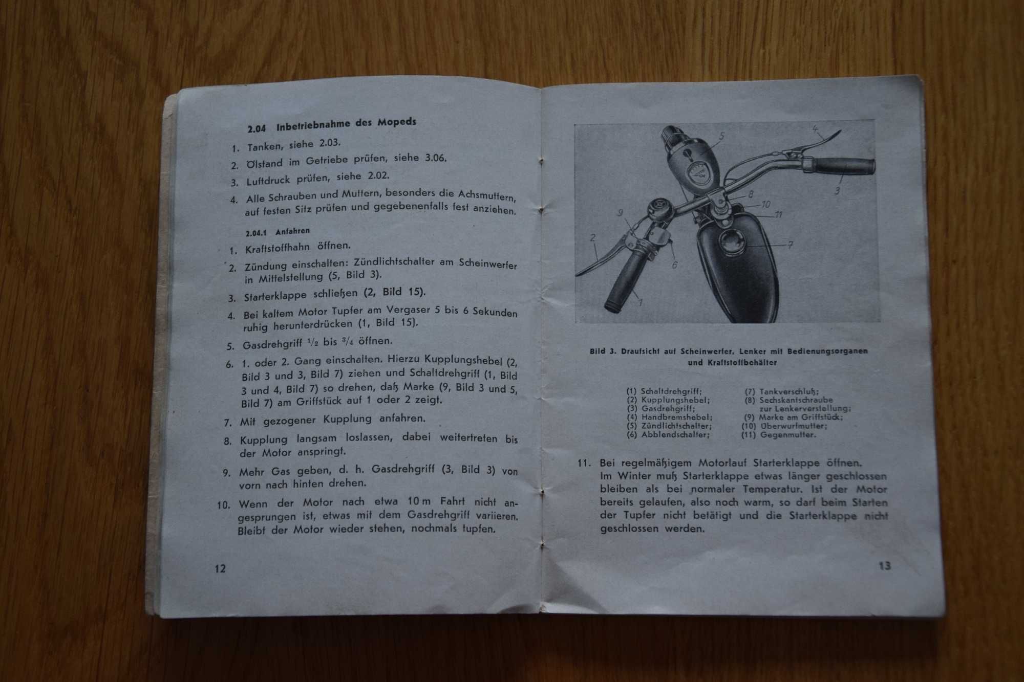 Instrukcja Katalog SIMSON SR1 wsk shl jawa wfm romet komar