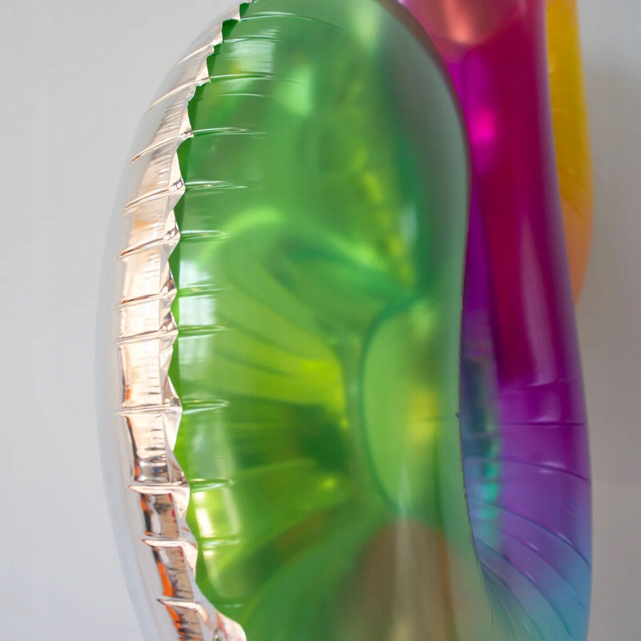 cyferka balon tęczowy ombre żelki piąte 5 dwa eleganckie urodziny pięć