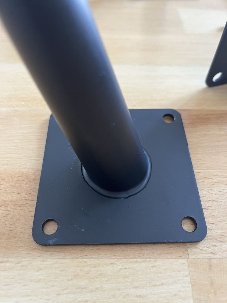 Nogi do komody szpilka 12 cm czarne