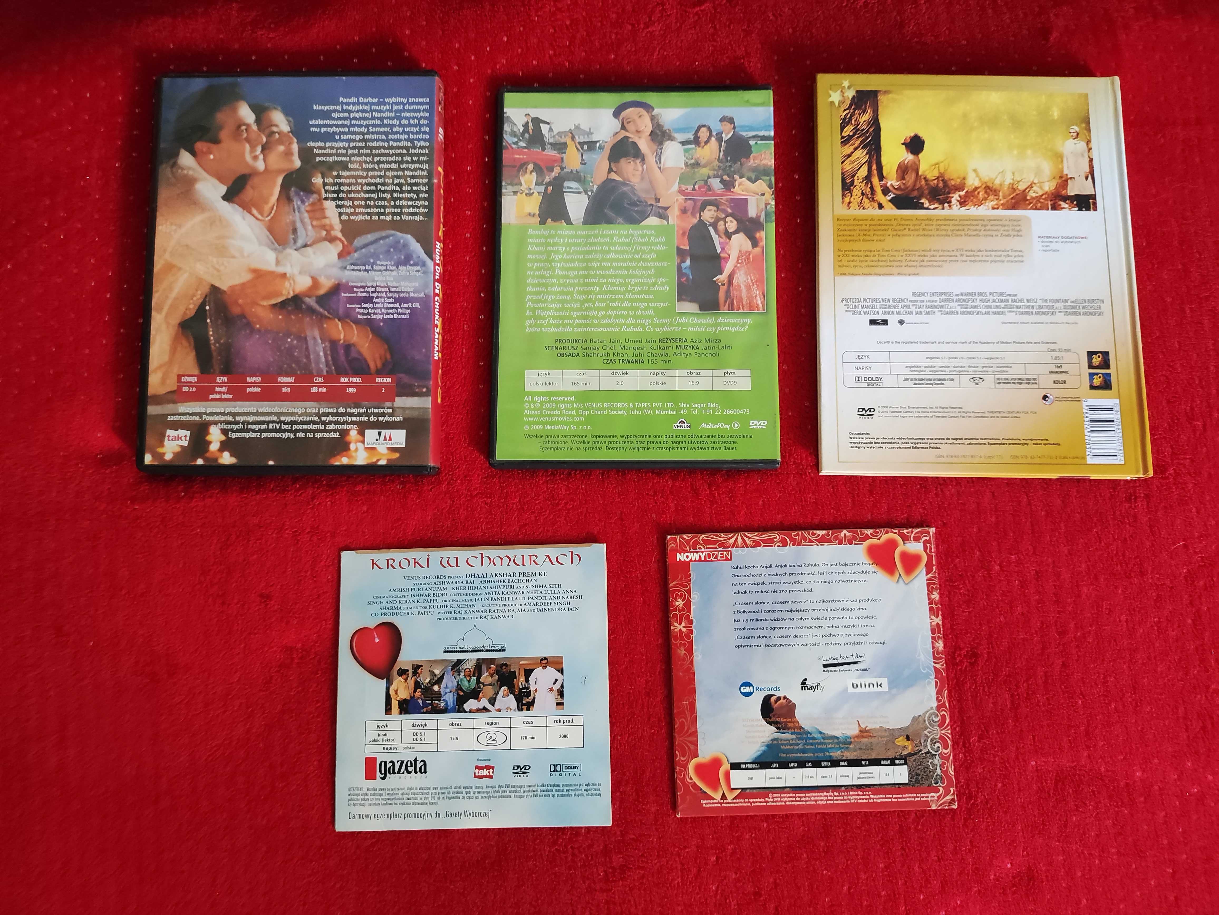 Filmy Bollywood DVD Czasem Słońce Czasem Deszcz Źródło Kroki w