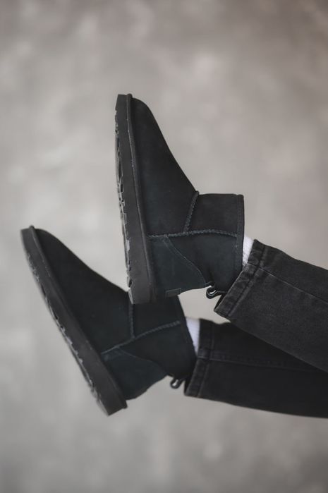 Угі Чоловічі UGG Mini Black (Замша) Size 43 Хіт Сезону