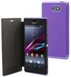 Etui Slim Folio do Sony Xperia M2 fioletowe