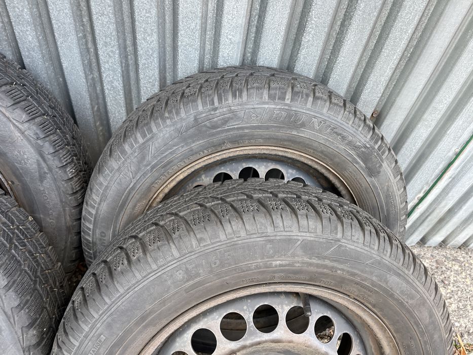 Koła zimowe Opel Astra G 4x100 185/65R15 Opony zimowe Dunlop Firestone