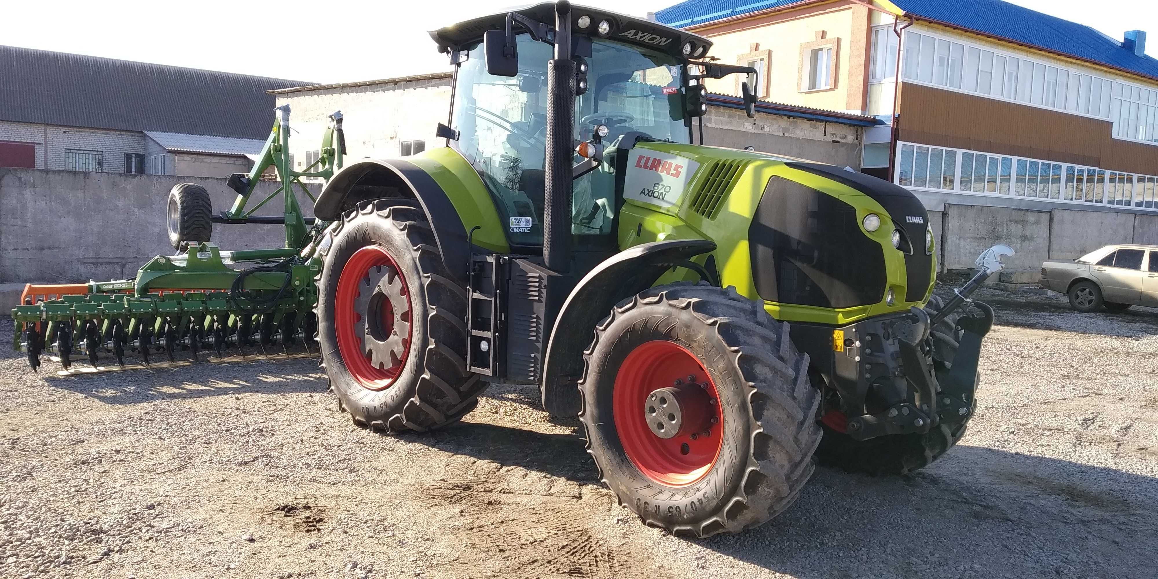 Трактор Клаас.Claas Axion 870. 2017.