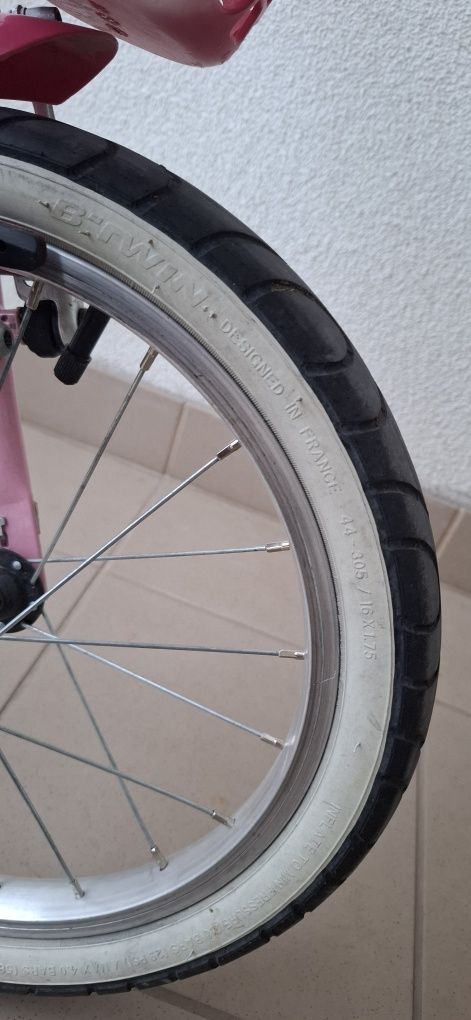 Rowerek B'twin 16" dla dziewczynki