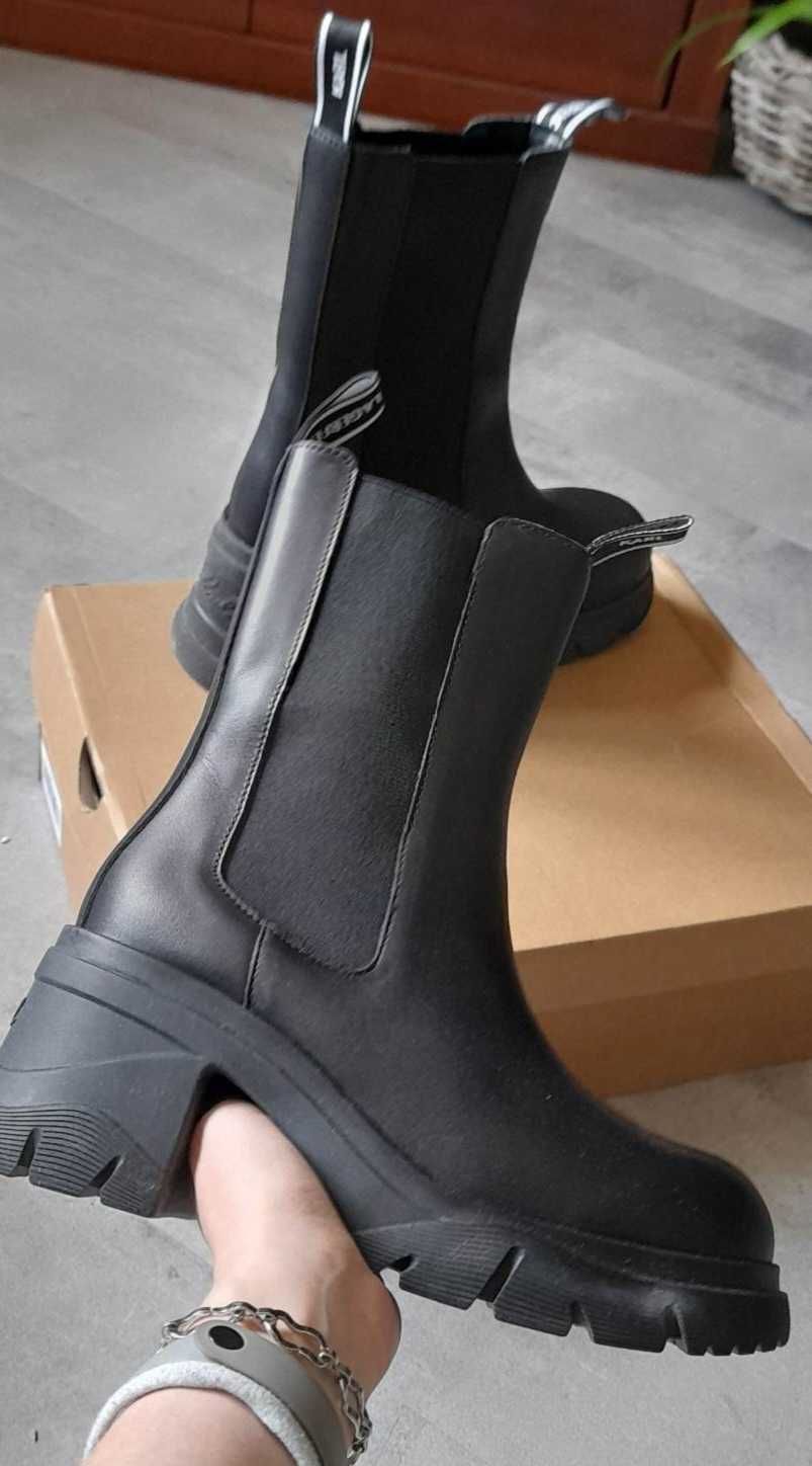 Buty za kostkę, botki ,wciągane