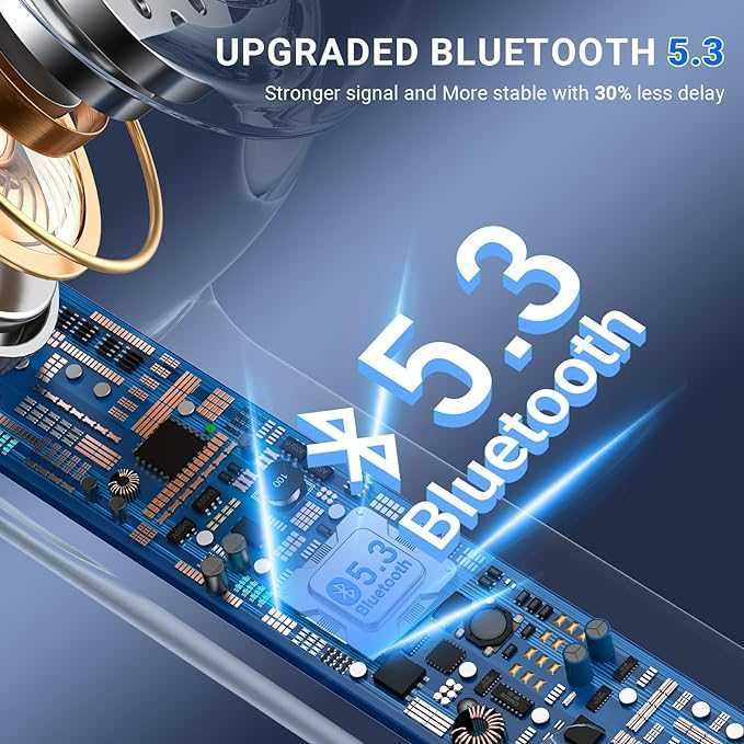 bezprzewodowe słuchawki douszne Bluetooth 5.3