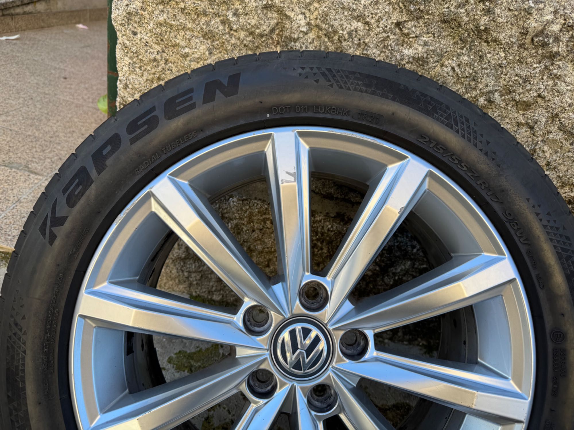 Jantes 17 5x112 Originais VW Passat B8/Golf/T-Roc/Touran