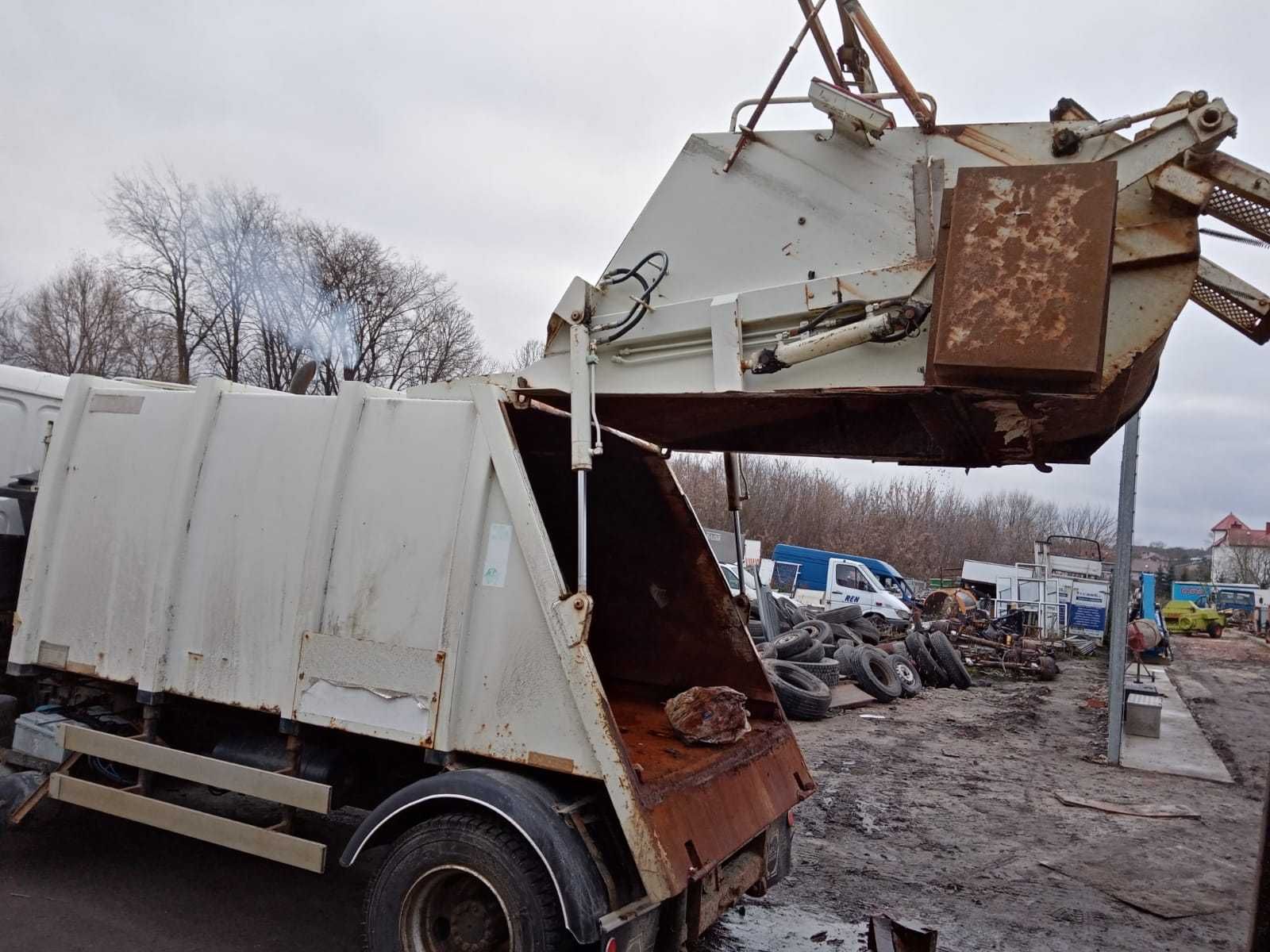 zabudowa komunalna śmieciarka ntm sprawna 4m
