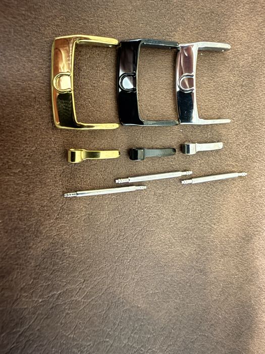 Peças para fechos/braceletes de relógio Omega – 3 cores – Novos