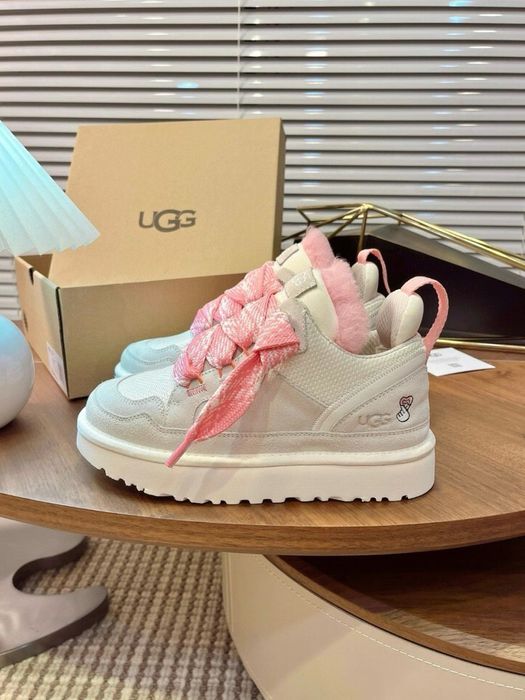 UGG Lowmel Sneaker beige | Угги Лавмел Сникерсы ботинки высокие